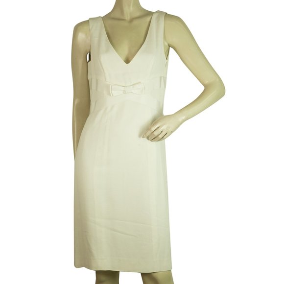 Valentino Red Off White Dress sz